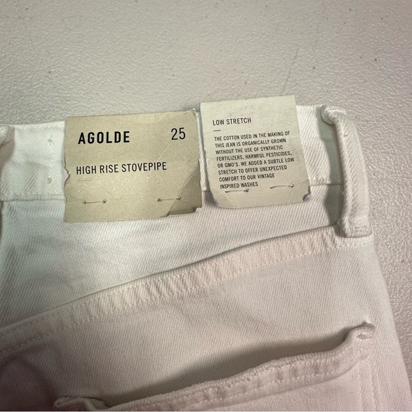 Agolde High Rise Stove Pipe Jeans Size 25 - Picture 3 of 7